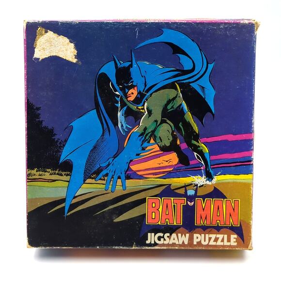 Vintage APC Batman Jigsaw Puzzle 81 Pcs 11" x 11" Neal Adams Art 1972 DC Comics - Picture 2 of 6
